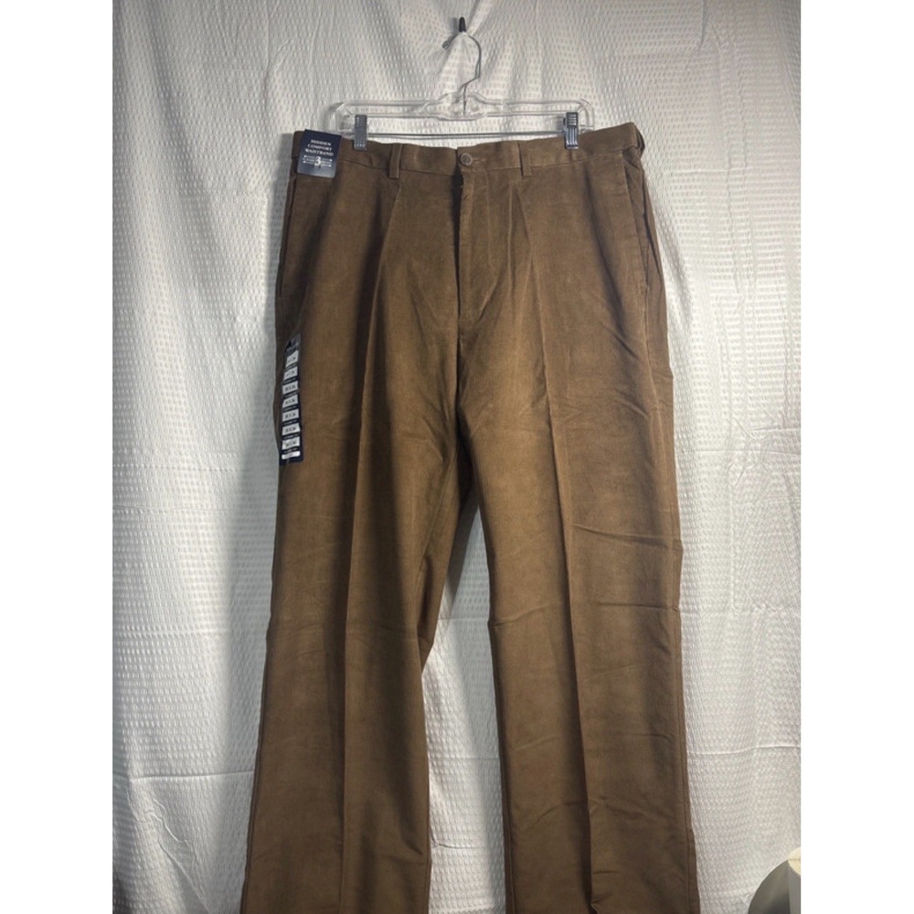 Haggar 38x34 Corduroy Brown Stretch Dress Pants